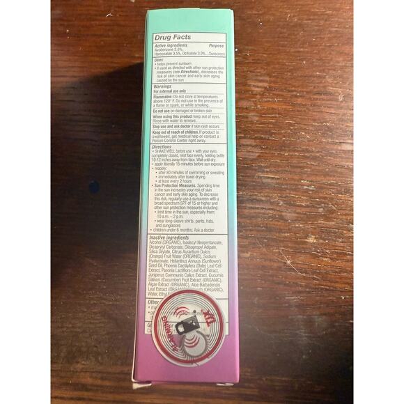 Coola Makeup Facial Setting Spray Organic Sunscreen SPF 30 Vegan 1.5 oz - Picture 6 of 6